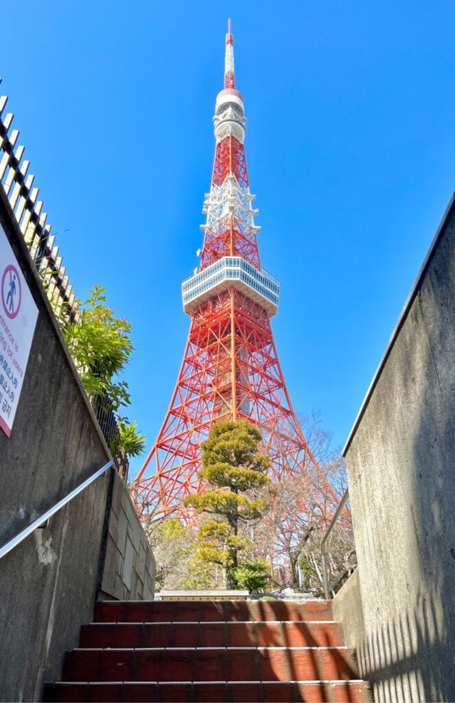 A view of Tokyo Tower